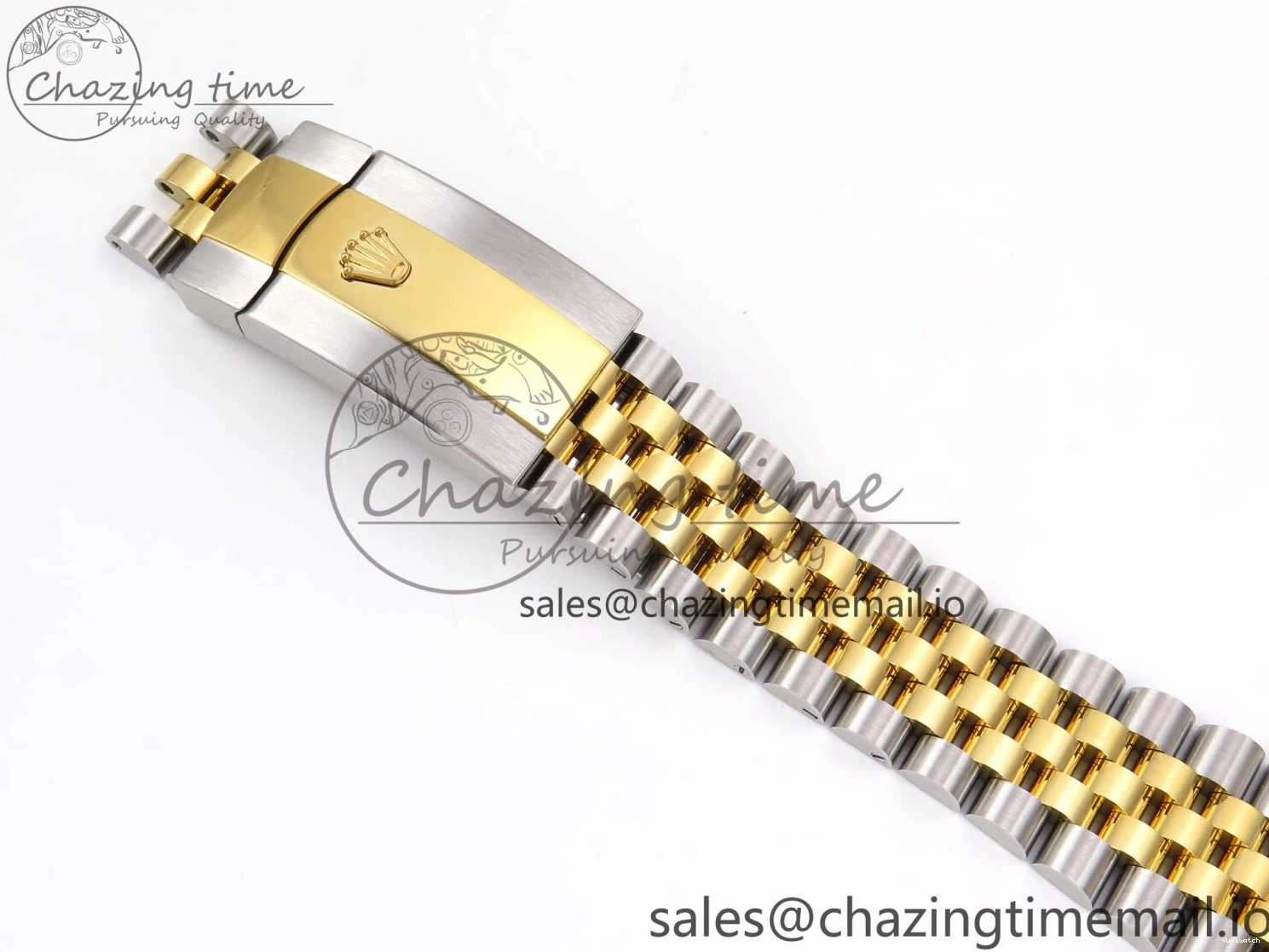 SS Best 41 Bracelet EWEF Stick DateJust Dial Jubilee A3235 White on Edition 126333 YG 0305
